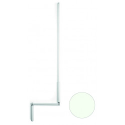 Manivelle pliable 100 cm 7457 blanche RAL 9016 Cherubini 7457100N2607C
