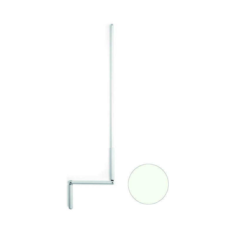 Manivelle pliable 100 cm 7457 blanche RAL 9016 Cherubini 7457100N2607C