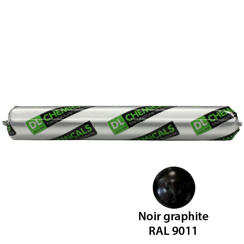 Silicone Parasilico Monument DL Chemicals poche 600ml - Noir graphite RAL 9011 Silicone Parasilico Monument DL Chemicals poche 600ml - Noir graphite RAL 9011