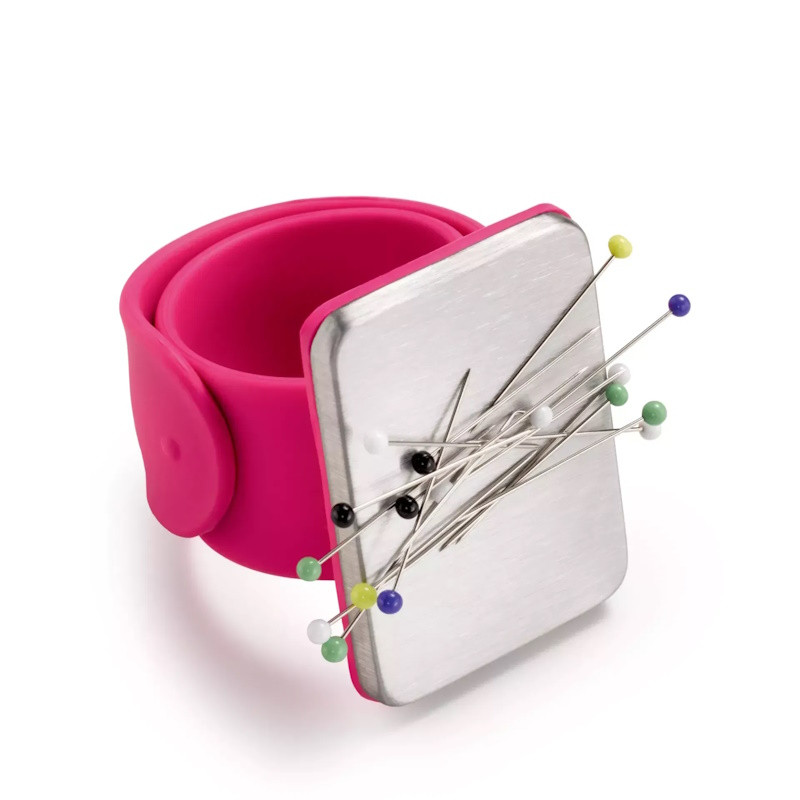 Bracelet pelote épingles magnétique fuschia - Prym 610283