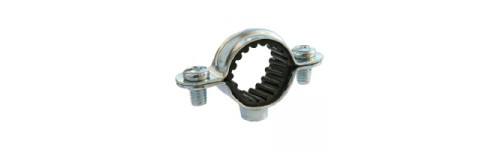 Double Bride De Fixation Pour Tube Hydraulique 19mm - Neuf, Marque Tracteur Bits.com