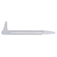 Goupille ronde en acier zingué