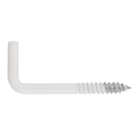 Crochet fileté laqué blanc