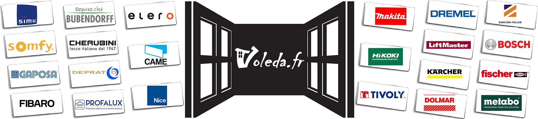 Marques distribuées par Voleda.fr