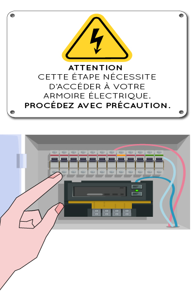 couper l'alimentation électrique