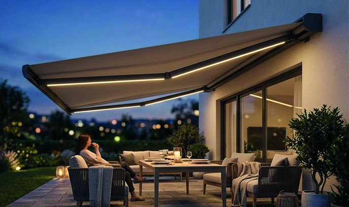 éclairage pour store