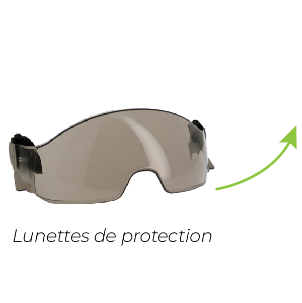 Lunettes de protection pour casque HIMA