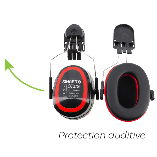 Protection auditive pour casque HIMA