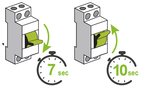 Procédure de fermeture de secours volet roulant Bubendorff - étape 1