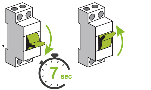 Procédure de fermeture de secours volet roulant Bubendorff - étape 4