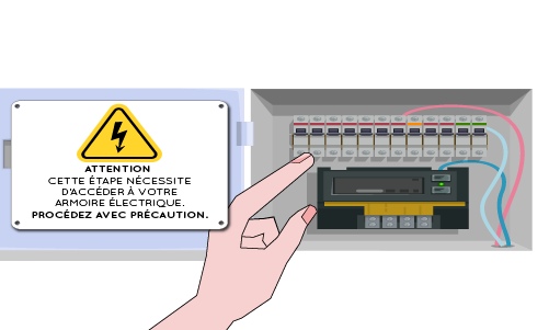 Vérifiez l'alimentation électrique de votre moteur