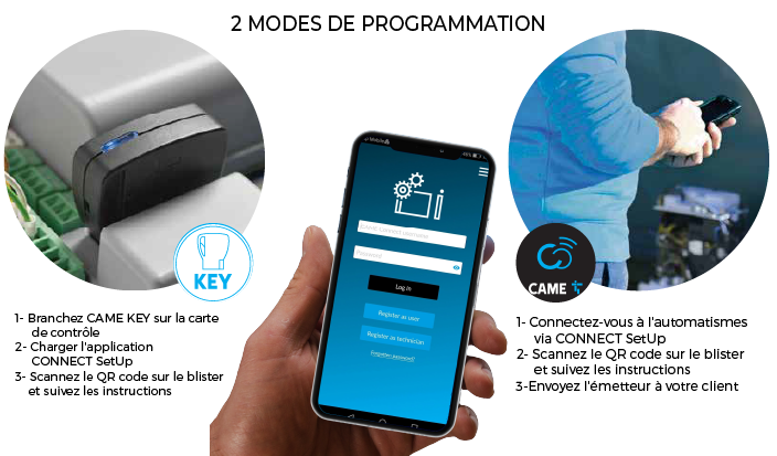 Télécommande Came à rolling code