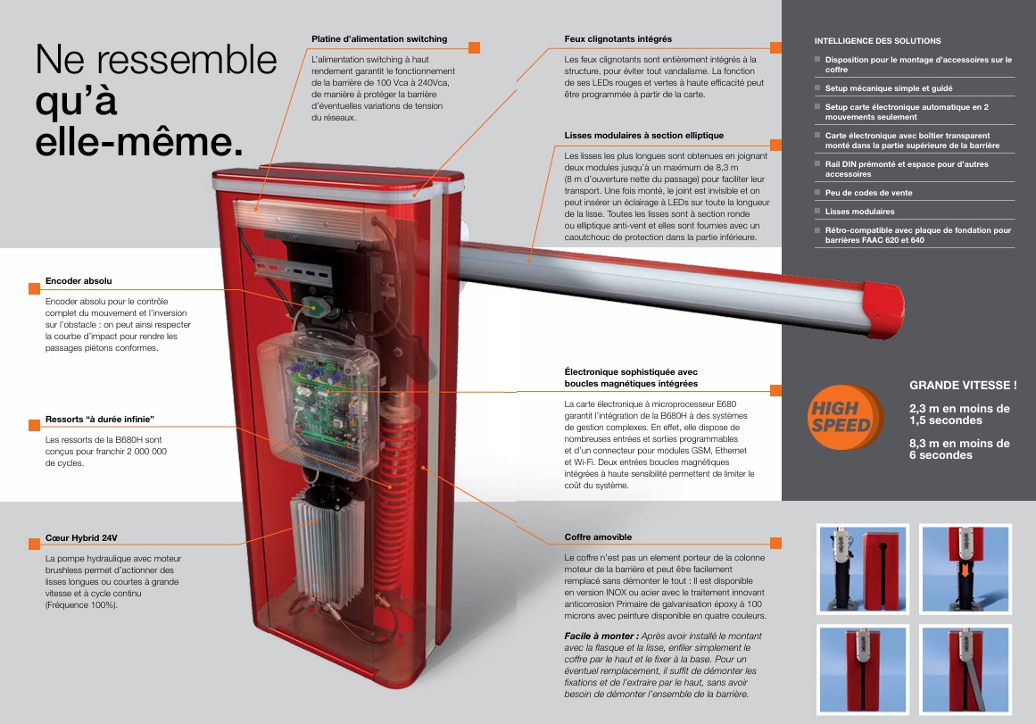 Barrière FAAC B680H