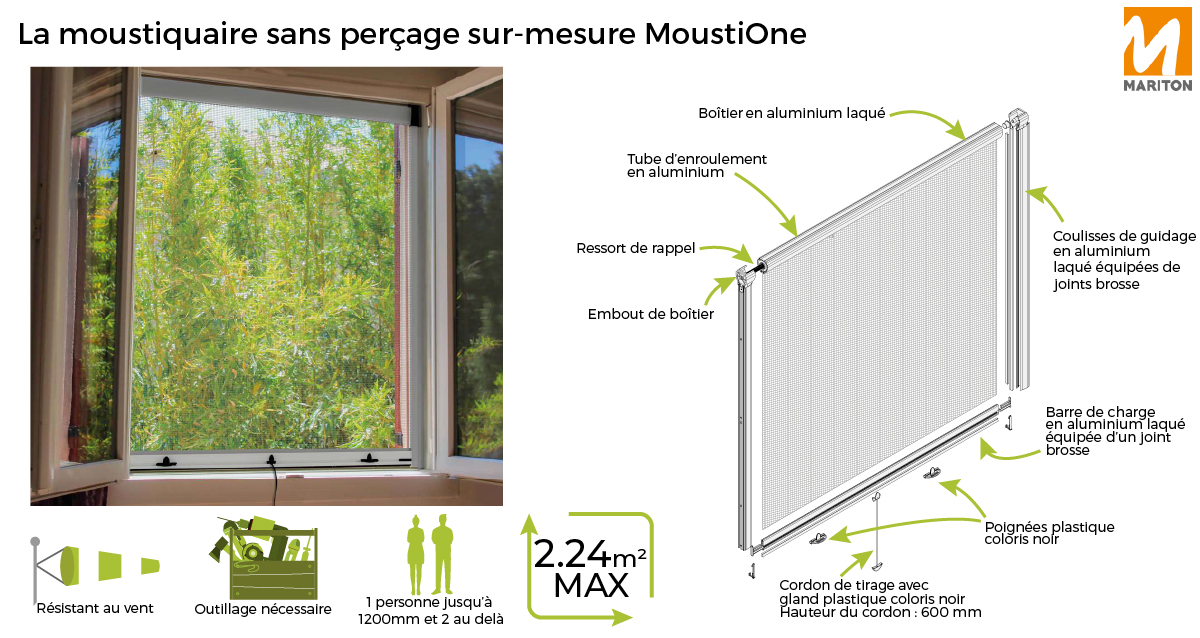 moustiquaire MoustiOne Mariton