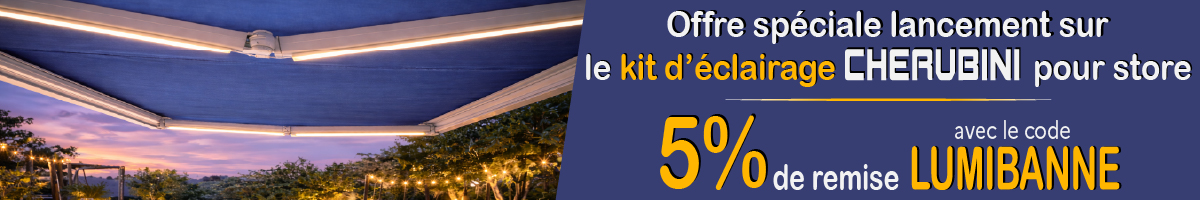Offre de lancement kit d'éclairage store cherubini