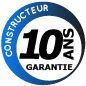 Garantie constructeur 10 an(s)