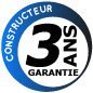 Garantie constructeur 3 an(s)