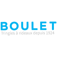 Tringle rideaux Prestige blanc 2,50m - Boulet B35653