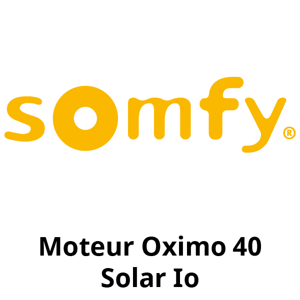 Moteur Somfy Oximo Solar Io