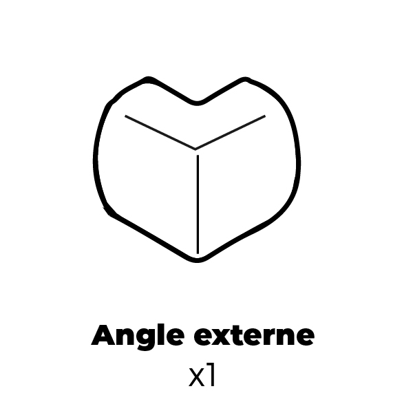 Angle externe x1