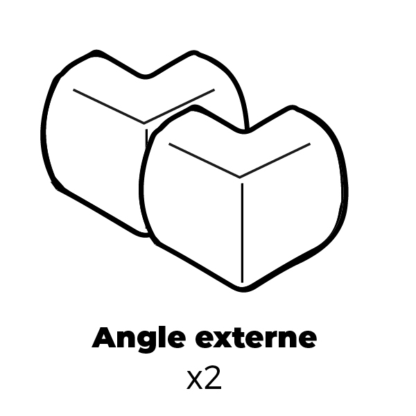 Angle externe x2