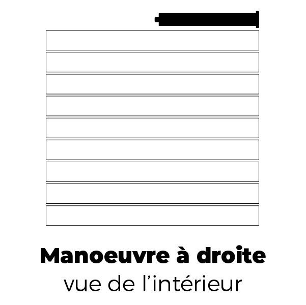 Manoeuvre à droite