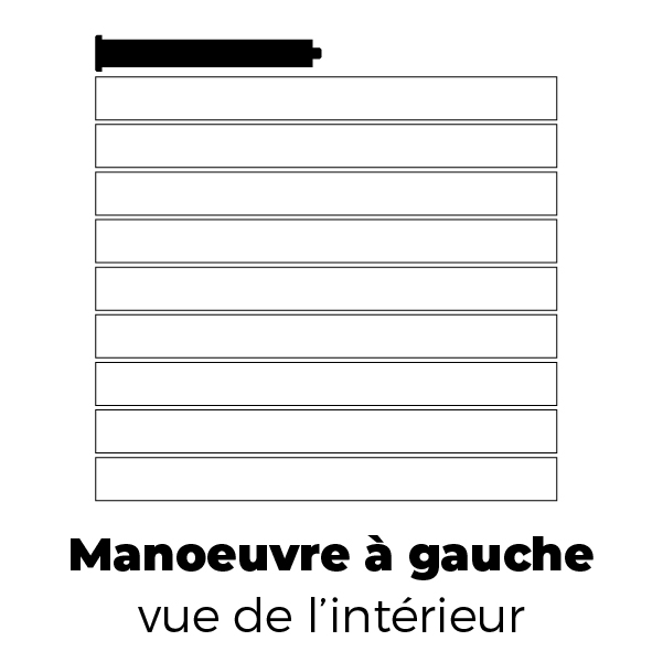 Manoeuvre à gauche