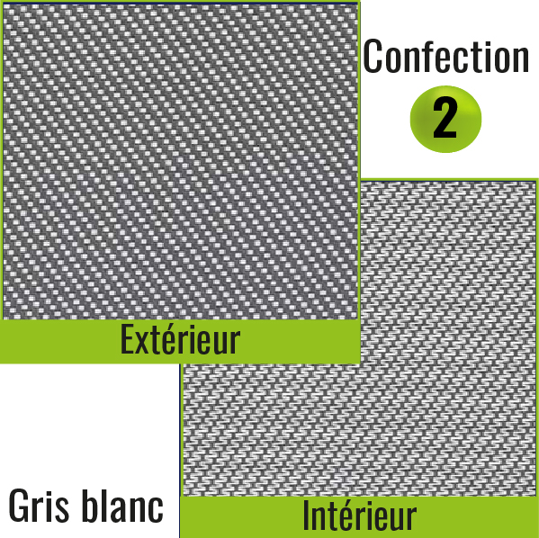 2 - Gris blanc