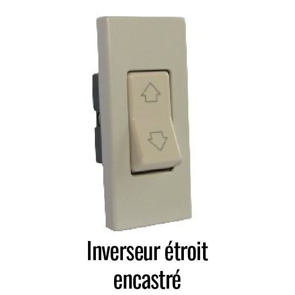Inverseur étroit encastré