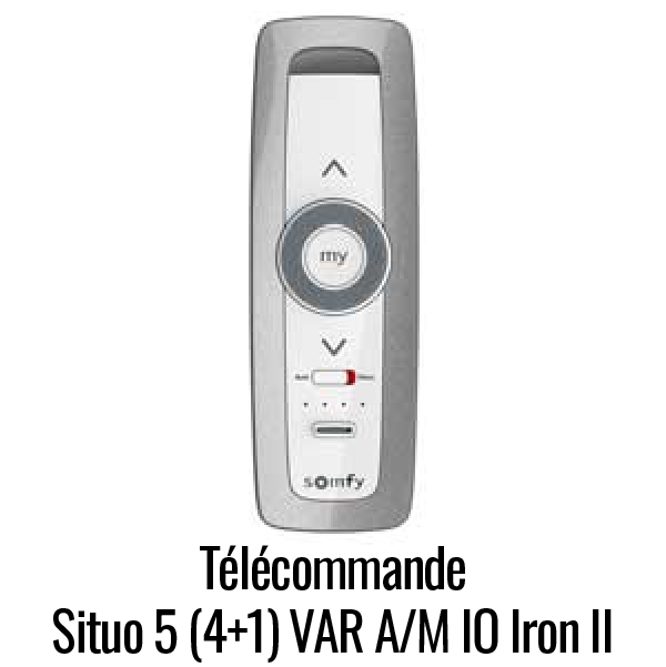 Télécommande Situo 5 canaux VAR A/M IO Iron II