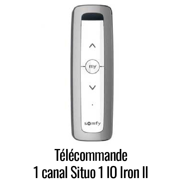 Télécommande 1 canal Situo 1 IO Iron II