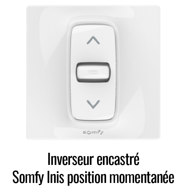 Inverseur Somfy Inis encasté momentané