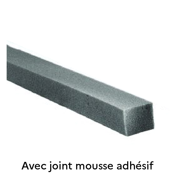 avec joint mousse adhésif