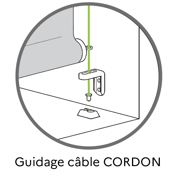 Guidage Câble Cordon