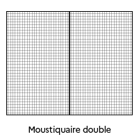 Moustiquaire double