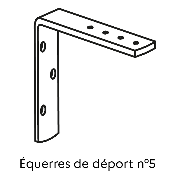 Équerres de déport n°5