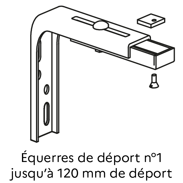 Équerres de déport n°1
