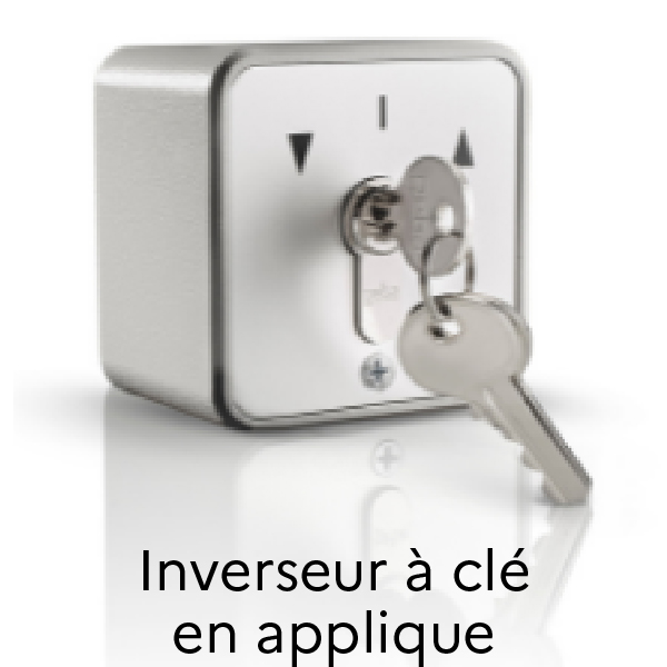 Inverseur à clé en applique
