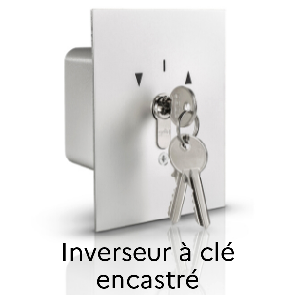 Inverseur à clé encastré