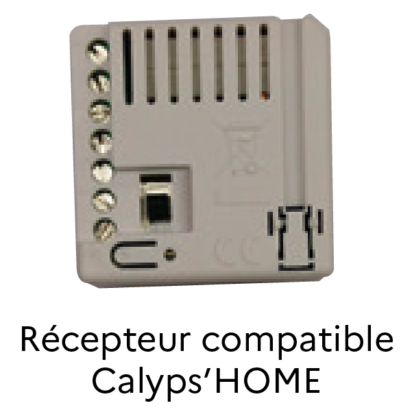 Récepteur à retour d'information compatible Calyps'HOME