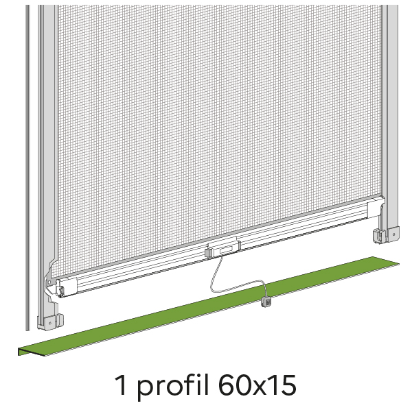 1 profil 60 x 15