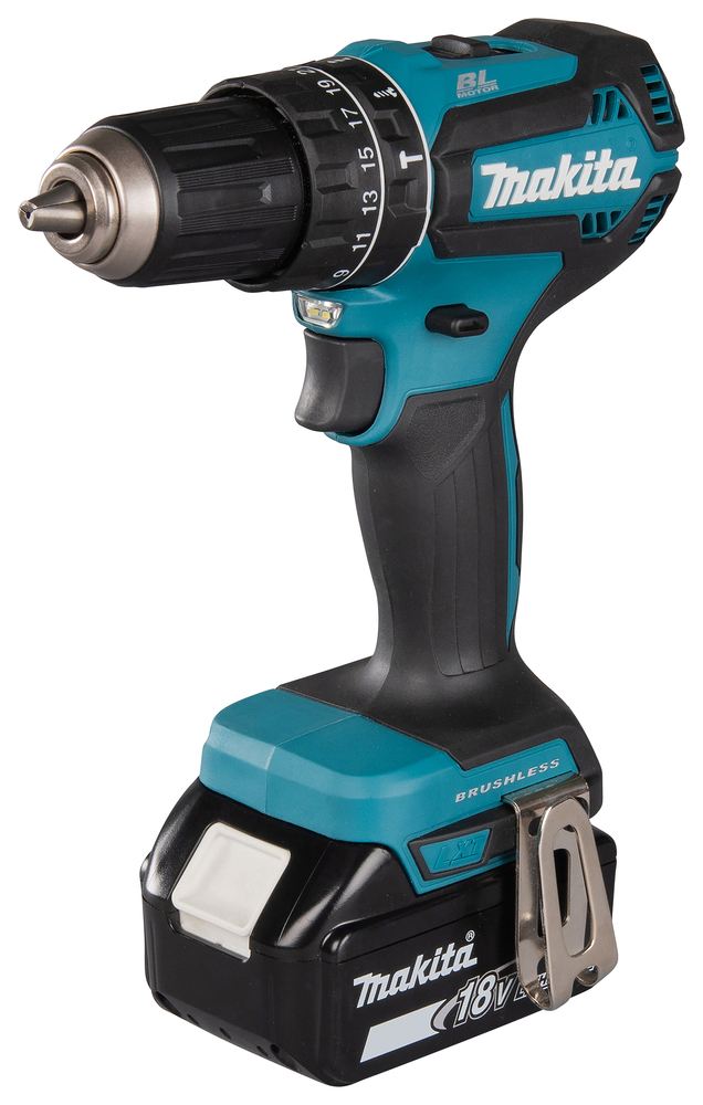 Perceuse-visseuse à percussion Makita DHP485RTJ - 18V Li-Ion - 5Ah