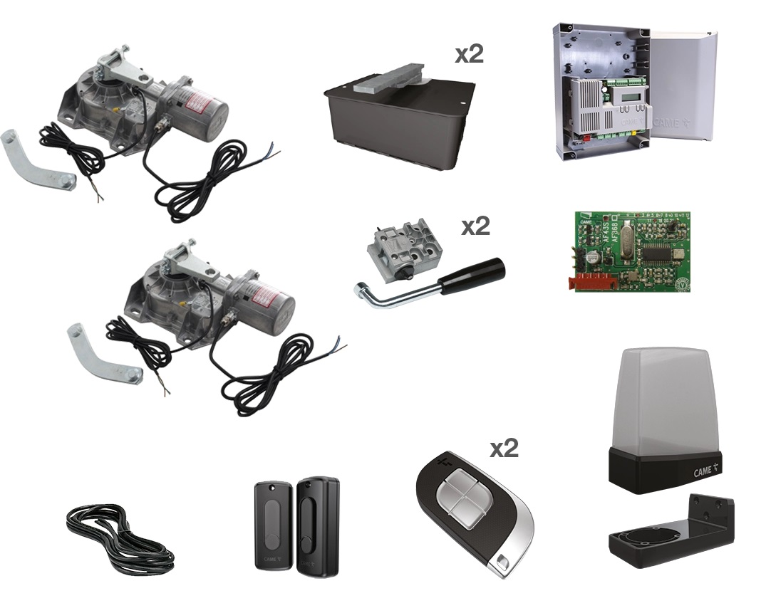 Kit Came Frog-AE motorisation portail battant 230 V - 8K01MI-005