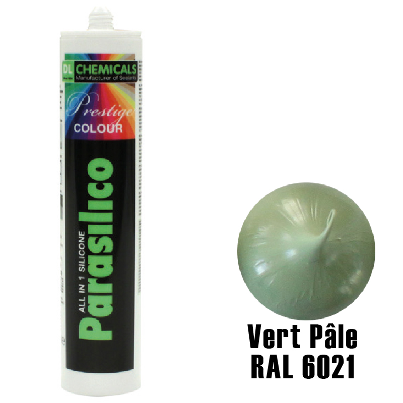 Silicone Parasilico prestige colour DL Chemicals - Vert pâle RAL 6021