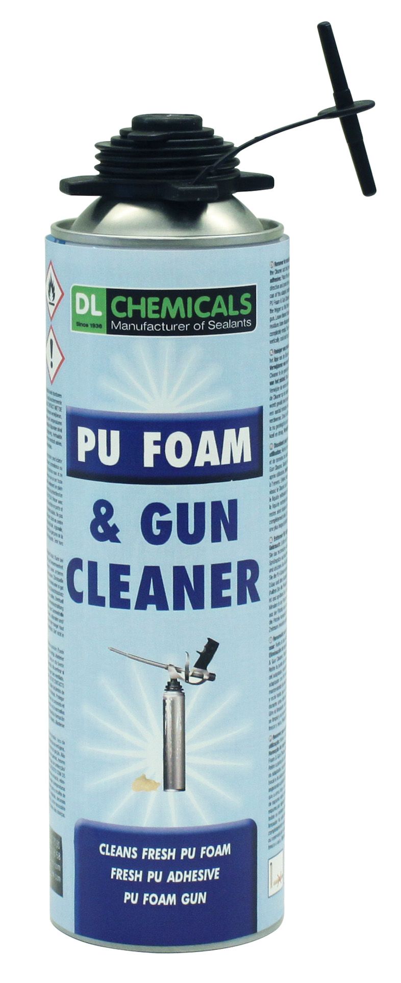 Nettoyant PU Foam et Gun Cleaner DLChemicals - 500 ml