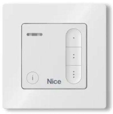 Emetteur Domi mural Nice 3 canaux blanc - DOMIW3C