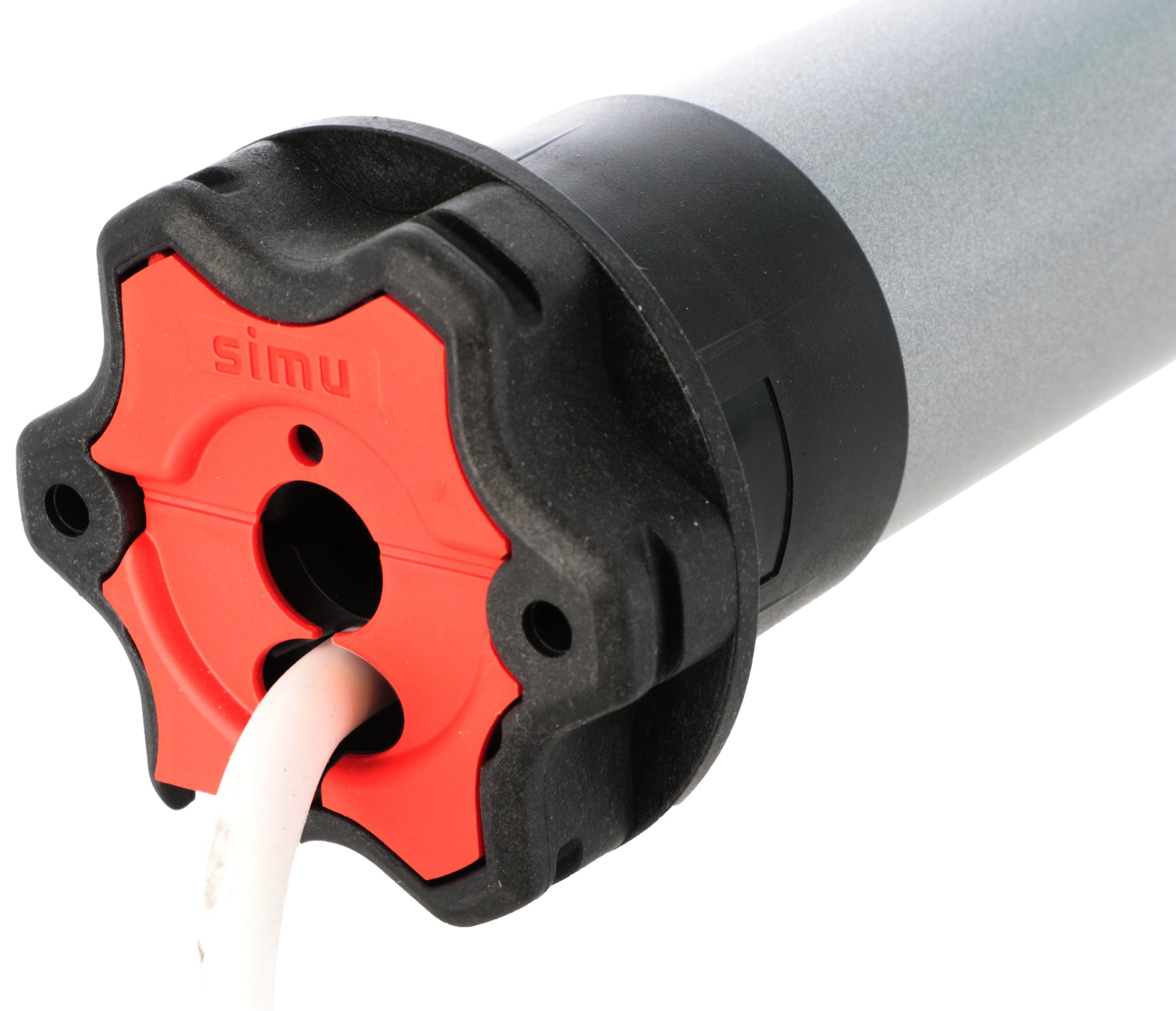 Moteur Simu T5S Auto 35 newtons - Tête moteur Somfy