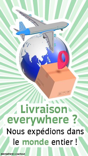 Livraison partout dans le monde