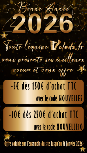 Toute l'équipe Voleda.fr vous souhaite une bonne année 2026